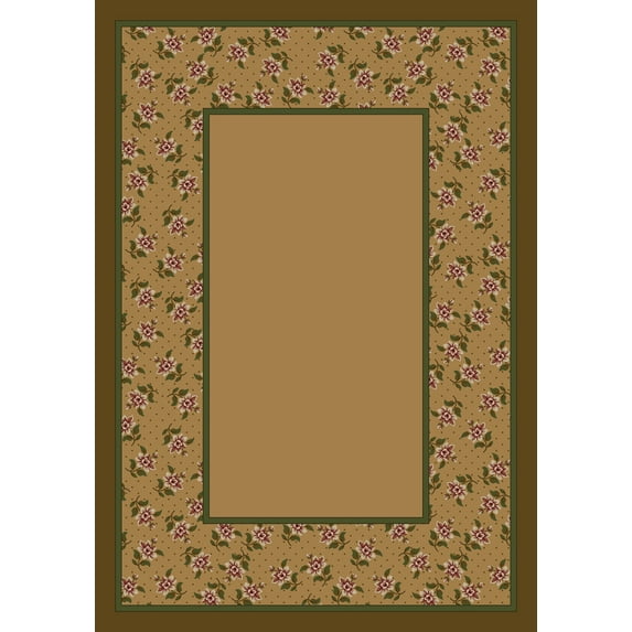 Milliken Design Center Area Rug RAMBLING ROSE MAIZE II Rambling Rose Maize Ii Petals Vines