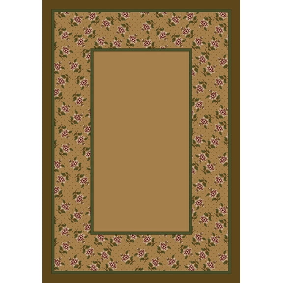 Milliken Design Center Area Rug RAMBLING ROSE MAIZE II Rambling Rose Maize Ii 7' 8" x 10' 9" Rectangle