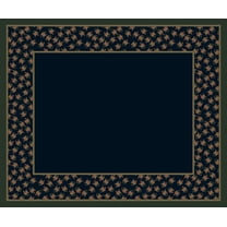 Milliken Design Center Area Rug RAMBLING ROSE SAPPHIRE II Rambling Rose Sapphire Ii 7' 8" x 10' 9" Rectangle