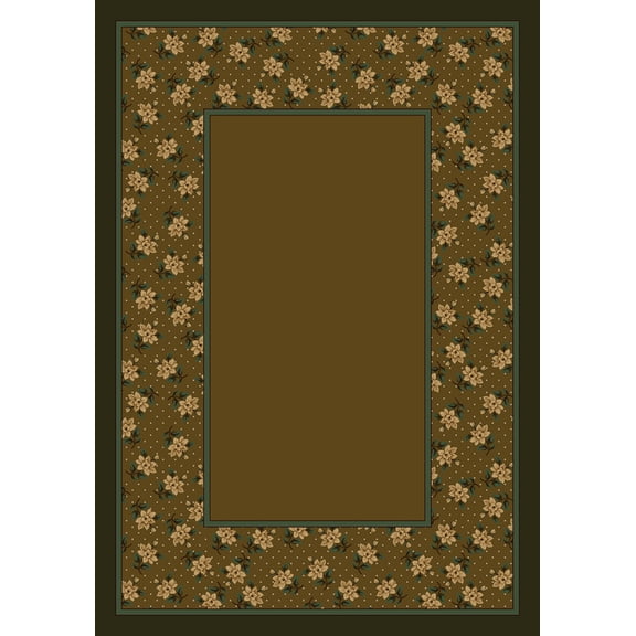 Milliken Design Center Area Rug RAMBLING ROSE TOBACCO II Rambling Rose Tobacco Ii 2' 4" x 11' 8" Runner