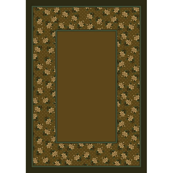 Milliken Design Center Area Rug RAMBLING ROSE TOBACCO II Rambling Rose Tobacco Ii 3' 10" x 5' 4" Rectangle