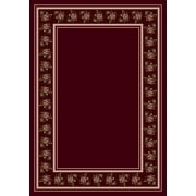 Milliken Design Center Area Rug ROSALIE CRANBERRY Rosalie Cranberry 3 10" x 5 4" Rectangle
