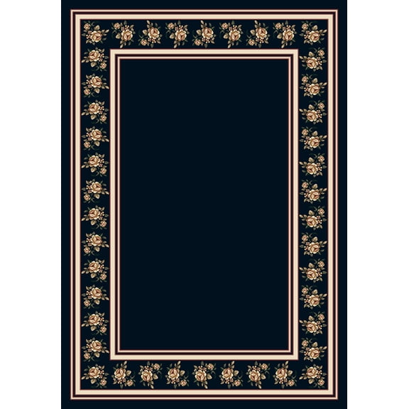 Milliken Design Center Area Rug ROSALIE SAPPHIRE II Rosalie Sapphire Ii 3' 10" x 5' 4" Rectangle