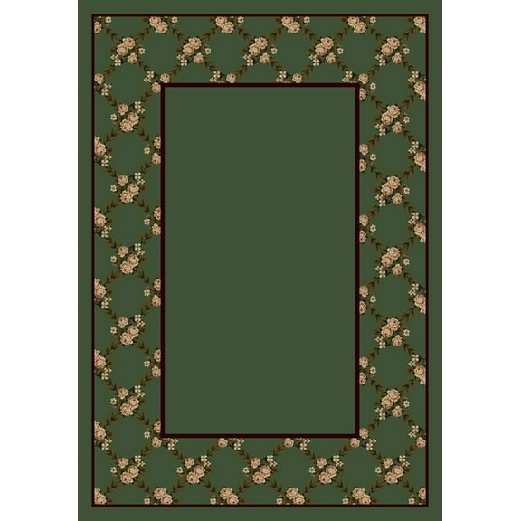 Milliken Design Center Area Rug ROSE BOWER MOSS II Rose Bower Moss Ii 10' 9" x 13' 2" Rectangle