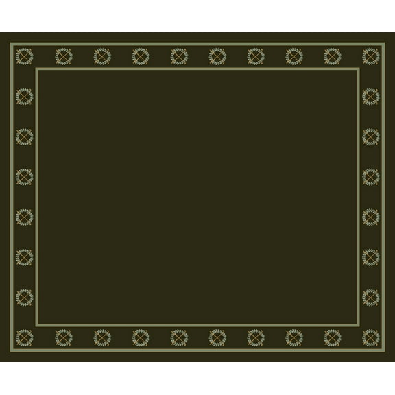 Milliken Design Center Area Rug RUTHERFORD OLIVE Rutherford Olive 3' 10" x  5' 4" Rectangle