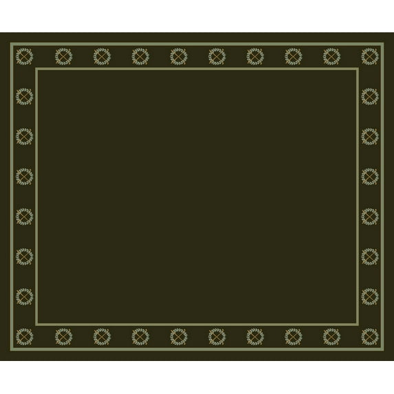 Milliken Design Center Area Rug RUTHERFORD OLIVE Rutherford Olive 7' 8" x 10' 9" Rectangle