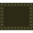 thumbnail image 1 of Milliken Design Center Area Rug RUTHERFORD OLIVE Rutherford Olive Rings Petals 2' 4" x 23' 2" Runner, 1 of 1