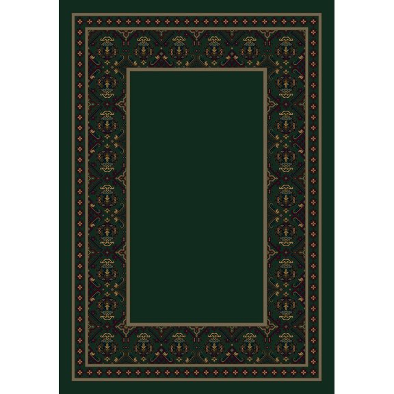 Milliken Design Center Area Rug TURKOMAN EMERALD II Turkoman 11006 2' 4" x 11' 8" Rectangle