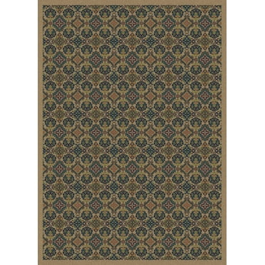 Milliken Design Center Area Rug TURKOMAN SAGE Turkoman Sage 7' 8" x 10' 9" Rectangle