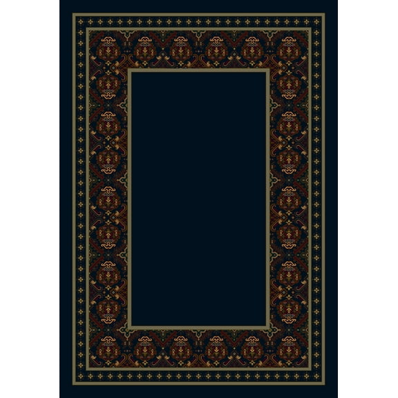 Milliken Design Center Area Rug TURKOMAN SAPPHIRE II Turkoman 12006 5' 4" x 7' 8" Rectangle