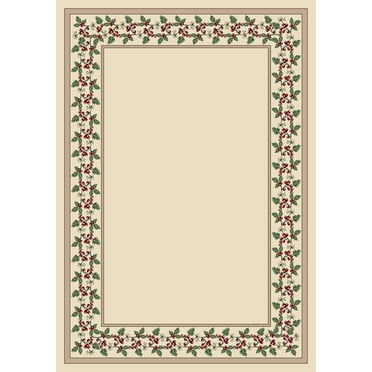 Milliken Design Center Area Rug WILDBERRY OPAL Wildberry Opal Petals Bulbs 3' 10" x  5' 4" Rectangle