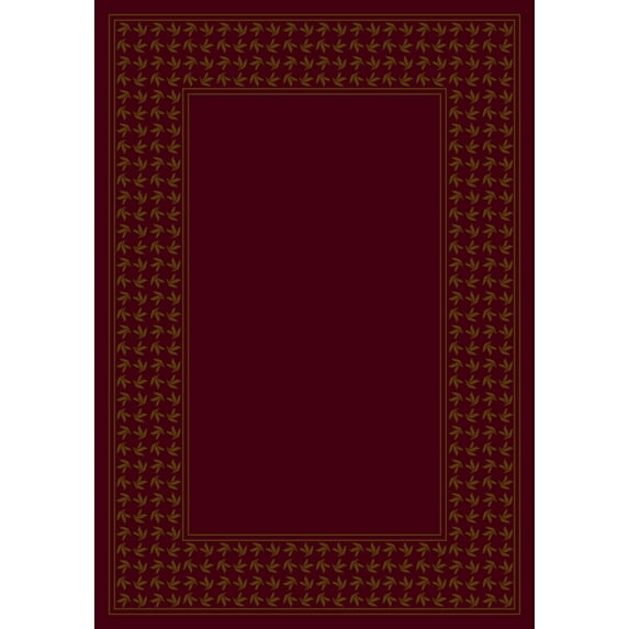Milliken Design Center Area Rug WINDSWEPT GARNET Windswept Garnet 7' 8" x 10' 9" Rectangle
