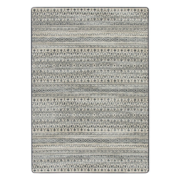 Milliken Drayton Area Rug 4000173966 Pardo Blueline Angled Diamonds 3' 10" x 5' 4" Rectangle