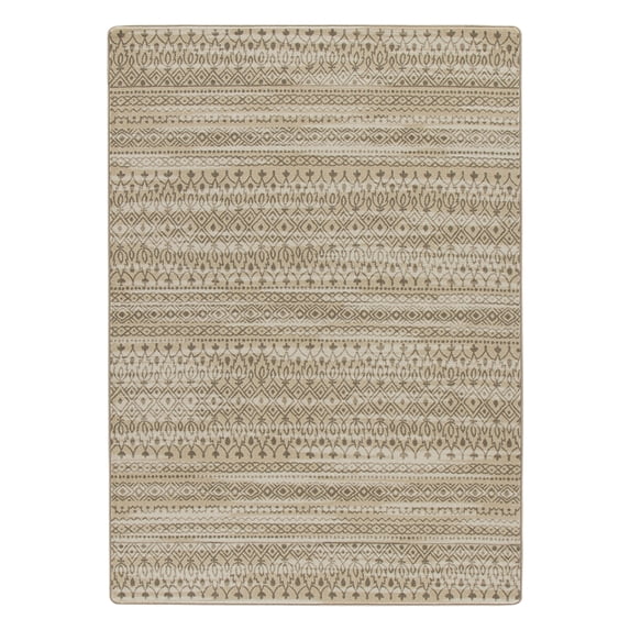 Milliken Drayton Area Rug 4000173987 Pardo Antique Striped Banded 5' 4" x 7' 8" Rectangle