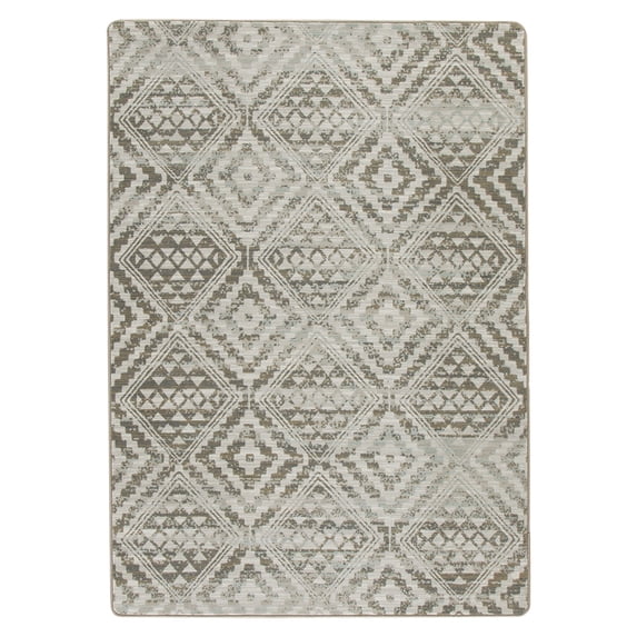 Milliken Drayton Area Rug 4000174012 Kenten Riverbed Diagonal Argyle 5' 4" x 7' 8" Rectangle