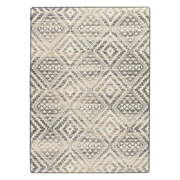 Milliken Drayton Area Rug 4000174018 Kenten Soft Diagonal Half-Brick 10' 9" x 13' 2" Rectangle
