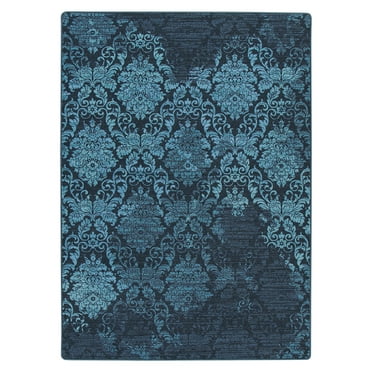 Milliken Drayton Area Rug 4000174037 Wadsworth Mystical Faded Diagonal 5' 4" x 7' 8" Rectangle
