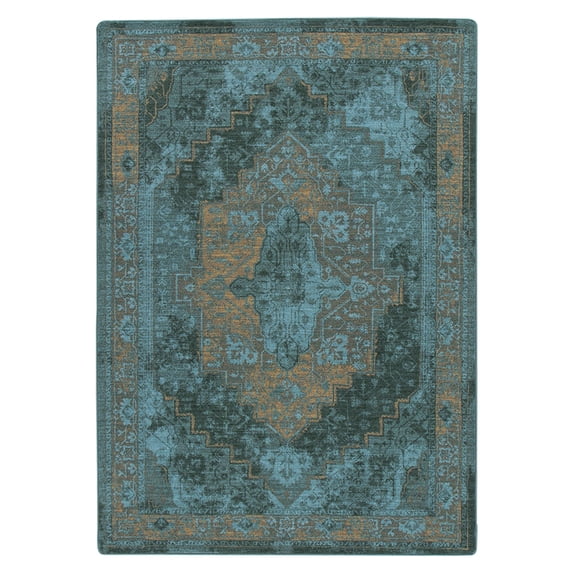 Milliken Drayton Area Rug 4000174131 Saxon Peacock Rings Medallion 3' 10" x 5' 4" Rectangle