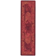 Milliken Drayton Area Rug 4000174154 Saxon Sultan Medallion Blocked 2 1" x 7 8" Runner