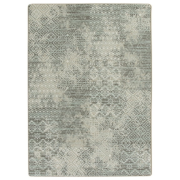 Milliken Drayton Area Rug 4000174157 Smith Tavern Aquatic 3' 10" x  5' 4" Rectangle