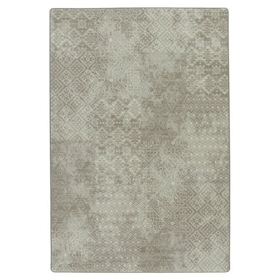 Milliken Drayton Area Rug 4000174176 Smith Tavern Oyster Faded Abstract 2' 1" x 7' 8" Runner