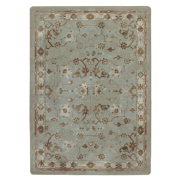 Milliken Drayton Area Rug 4000174180 Croft Subtle Scrolls Petals 3' 10" x  5' 4" Rectangle