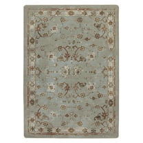 Milliken Drayton Area Rug 4000174190 Croft Subtle Scrolls Petals 7' 8" x 10' 9" Rectangle
