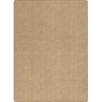 Milliken Imagine Area Rug BROADCLOTH Broadcloth Flax Solid Crosshatch 5' 4" x 7' 8" Rectangle