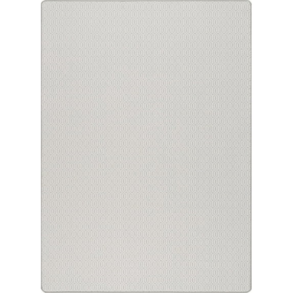 Milliken Gray Solid Flat Area Rug URBANIST MIST GRAY - Aprx 5' 4" x 7' 8"