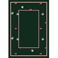 thumbnail image 1 of Milliken Green Bordered Area Rug Billiards Emerald - Aprx 7' 8" x 10' 9", 1 of 5
