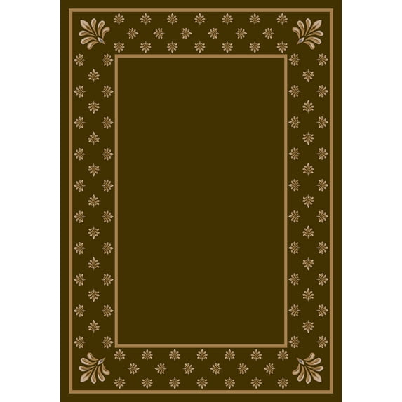 Milliken Green Solid Faded Runner Adonis Khaki II - Aprx 2' 4" x 23' 2"