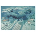 thumbnail image 1 of Milliken Guy Harvey Area Rug RIVERMATES Rivermates Blue Modern, 7' x 10', 1 of 5