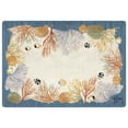 thumbnail image 1 of Milliken Guy Harvey Area Rug SEA FANS Sea Fans Blue Modern, 5' x 8', 1 of 5