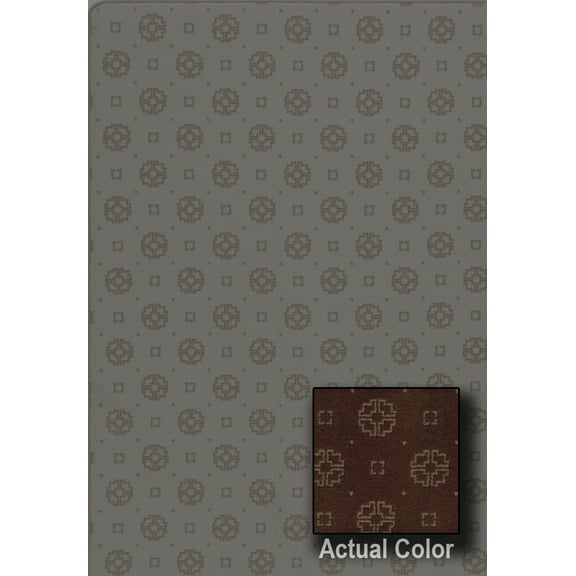 Milliken Imagine Area Rug ASIANA Asiana Mahogany Loops Hoops 2' 1" x 7' 8" Rectangle