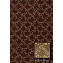 Milliken Imagine Area Rug BLUFFVIEW Bluffview Hazelnut Petals Leaves 5' 4" x 7' 8" Rectangle