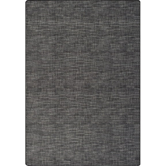 Milliken Imagine Area Rug BROADCLOTH Broadcloth Black Linen 2' 1" x 7' 8" Rectangle