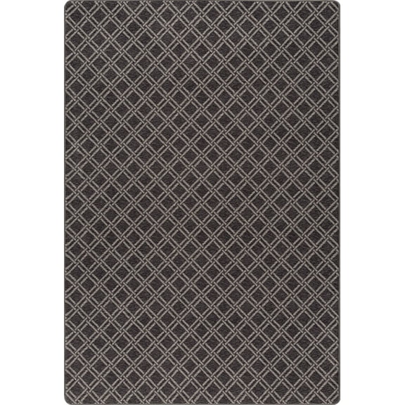 Milliken Imagine Area Rug CANOVA LATTICE BLACK Canova Lattice Black 2 8 x 3 10 Rectangle