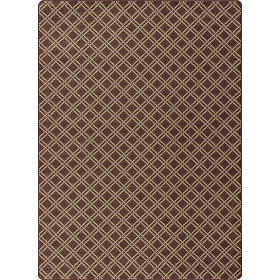 Milliken Imagine Area Rug CANOVA LATTICE CRIMSON Canova Lattice Crimson 2 8 x 3 10 Rectangle