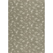 Milliken Imagine Area Rug CASTLETON Castleton Muslin Leaves Branches 2 8" x 3 10" Rectangle