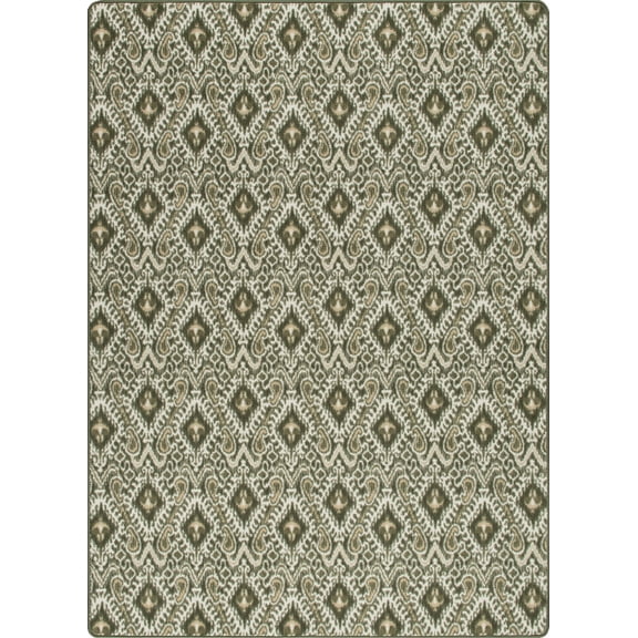 Milliken Imagine Area Rug CRAFTED Crafted Olivewood Diamonds Ribbed 2' 1" x 7' 8" Rectangle