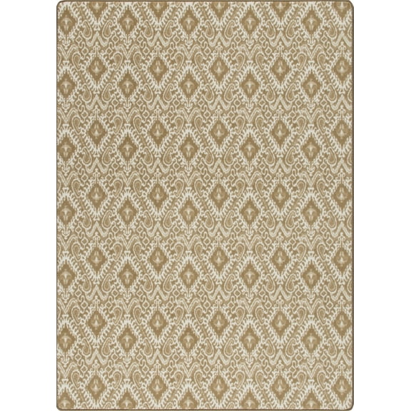 Milliken Imagine Area Rug CRAFTED Crafted Sepia Hooks Diamonds 7' 8" x 10' 9" Rectangle