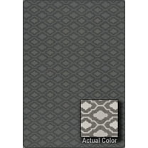 Milliken Imagine Area Rug DELANO Delano Pewter Diamonds Lattice 3' 10" x 5' 4" Rectangle