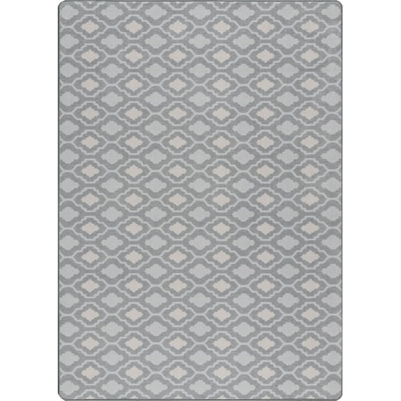 Milliken Imagine Area Rug DELANO Delano Silverplate Crosshatch Diamonds 2' 1" x 7' 8" Rectangle