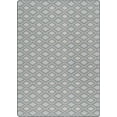 thumbnail image 1 of Milliken Imagine Area Rug DELANO Delano Silverplate Crosshatch Diamonds 5' 4" x 7' 8" Rectangle, 1 of 2