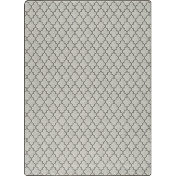 Milliken Imagine Area Rug ESSEX AGED SILVER Essex Aged Grid Damask 10 9 x 13 2 Rectangle