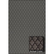 Milliken Imagine Area Rug ESSEX Essex Gunmetal Curved Lattice 7' 8" x 10' 9" Rectangle