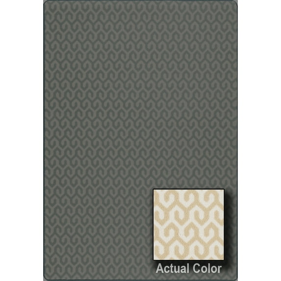 Milliken Imagine Area Rug FRESH TAKE Fresh Take Sunsplash Curves Inverted 5' 4" x 7' 8" Rectangle