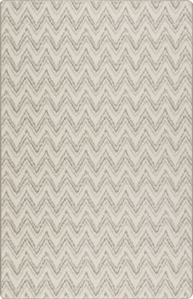 Milliken Imagine Area Rug GALLOWAY Galloway Silver Chevrons Triangles 3' 10" x 5' 4" Rectangle - image 1 of 2