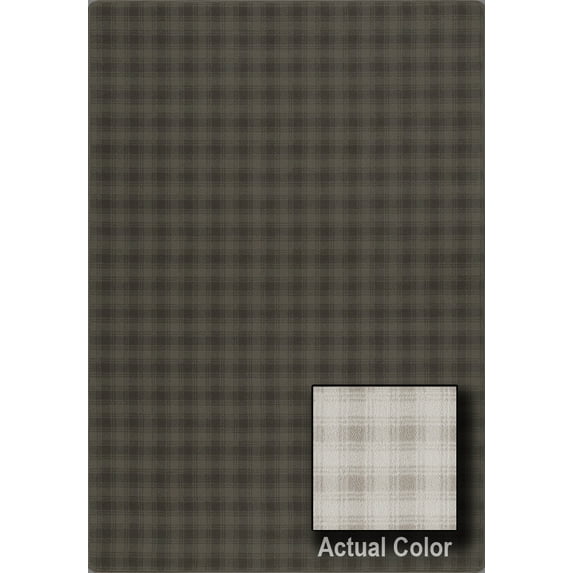 Milliken Imagine Area Rug HICKORY RUN Hickory Run Riverbank Boxes Cubes 2' 1" x 7' 8" Rectangle