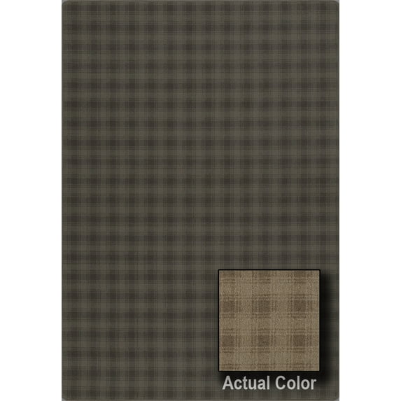 Milliken Imagine Area Rug HICKORY RUN Hickory Run Timber Rows Plaid 3' 10" x 5' 4" Rectangle